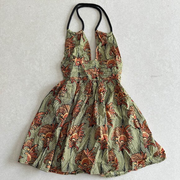 Kate Moss for Topshop Halterneck Kaftan Liberty Dress ASO Blake Lively - Picture 3 of 8